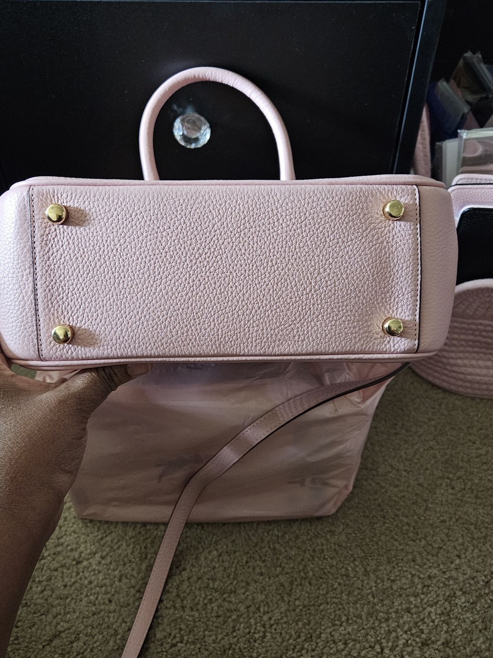 Coach Savannah Small Carryall bag in powder pink - Picture 6 of 8